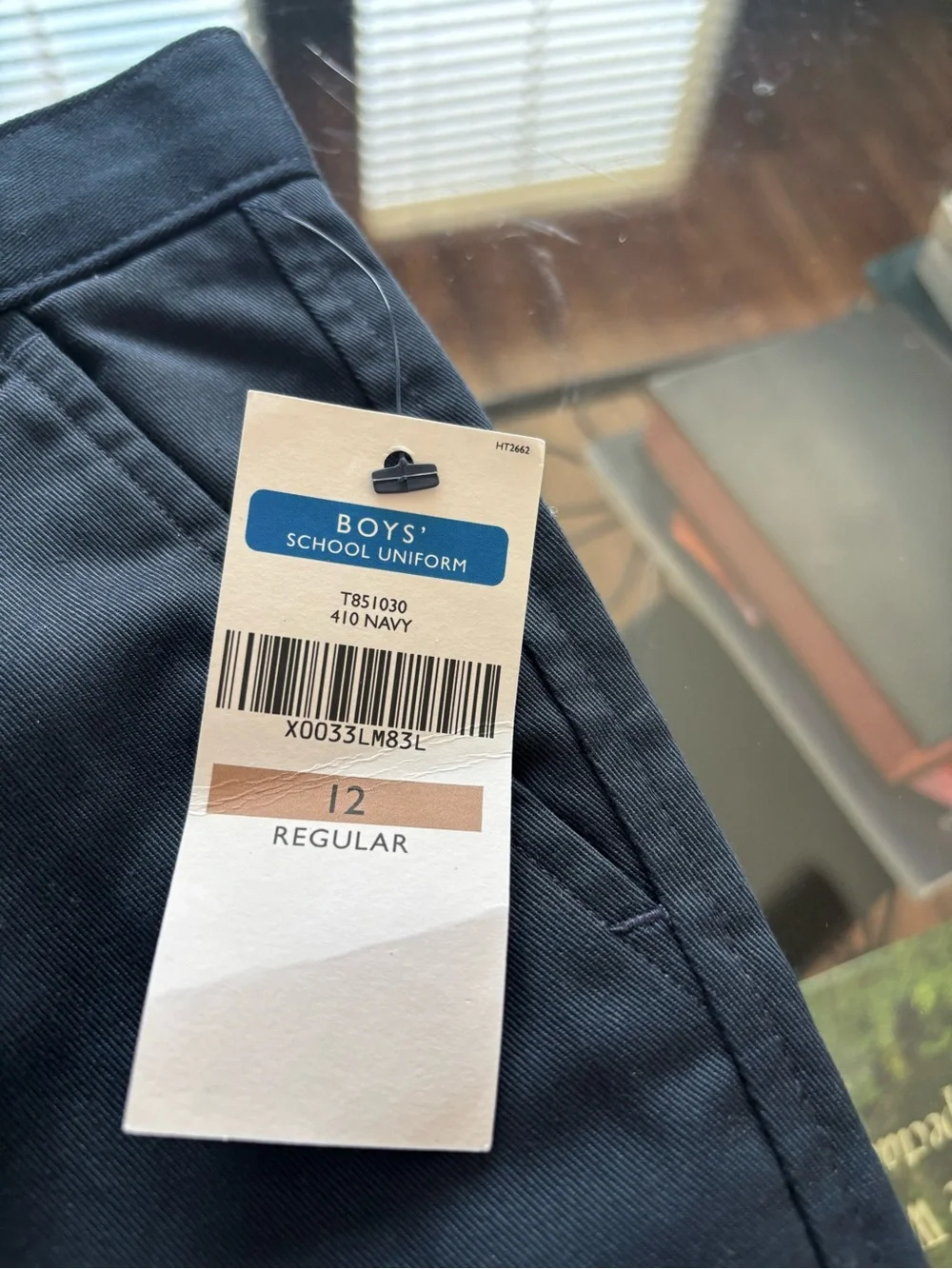 Tommy Hilfiger Boys Flat Front  Boy  School Uniforms Pants SZ 12 Regular